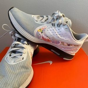 Floral Nike Zoom sneakers